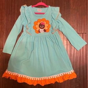 Girls Thanksgiving Dress - Size 6/7